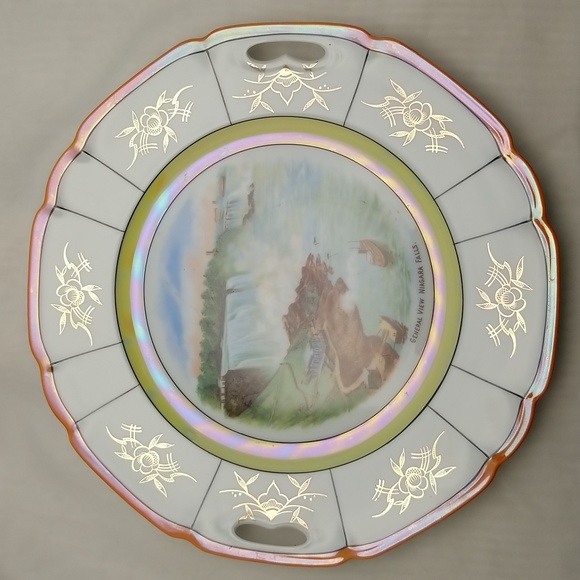 Bavarian Lusterware Niagara Falls Souvenir Plate - Picture 2 of 15